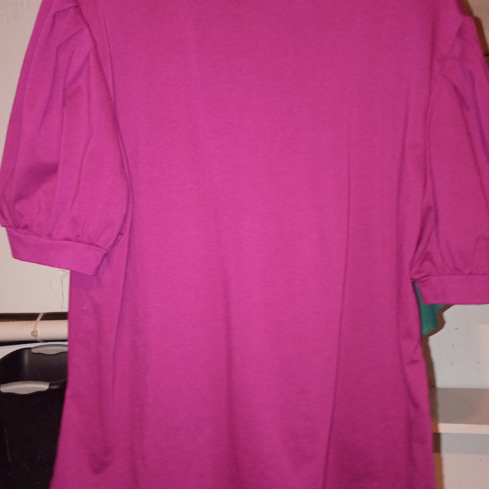 Source Unknown Magenta Blouse View 4